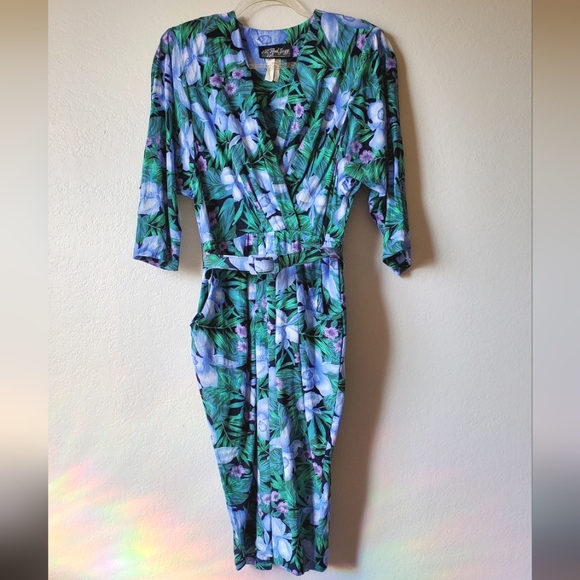 Vintage Tropical Dress - Picture 3 of 10